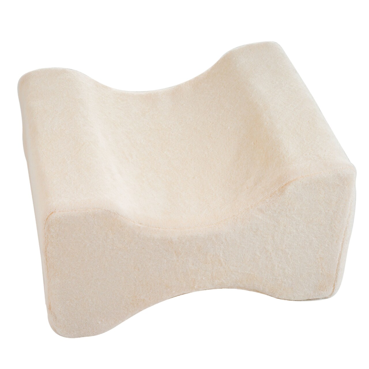 Remedy Contoured Memory Foam Leg Pillow For Side Sleepers Orthopedic Support 6X10x8